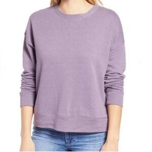 Nordstrom House Brand Everleigh Cotton Blend Long Sleeve Crew Neck Sweatshirt